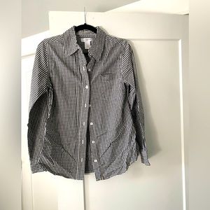 Vintage Y2K Isaac Mizrahi Gingham Button-Up, Medium